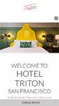 Mobile Screenshot of hoteltriton.com