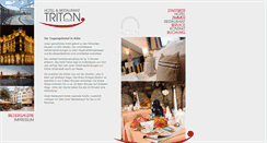 Desktop Screenshot of hoteltriton.de